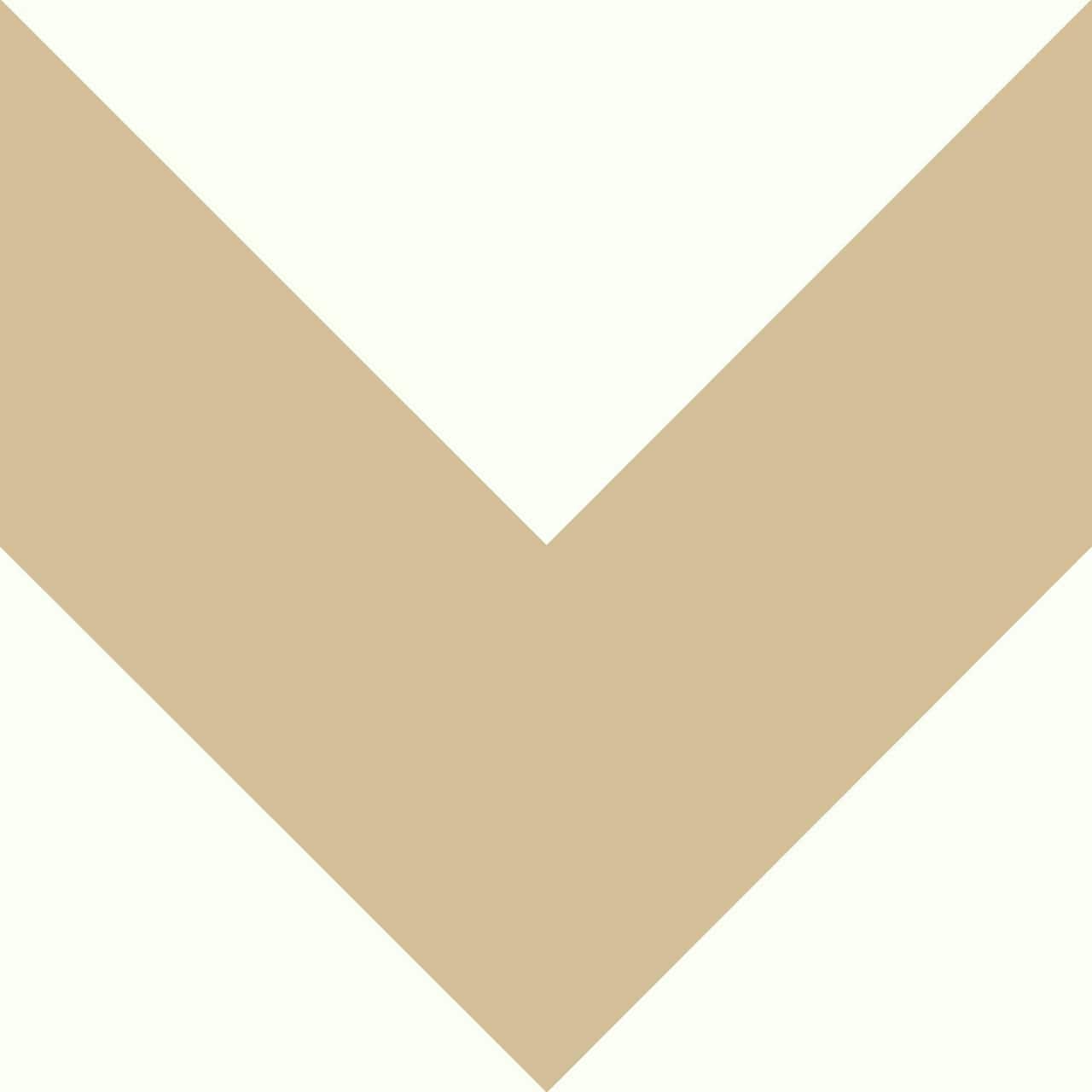 RoomMates Gold Large Chevron Peel & Stick Wallpaper